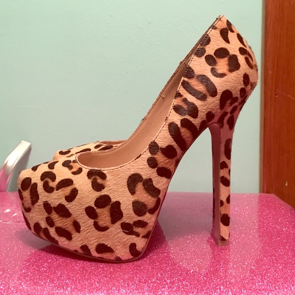 Cheetah print heels