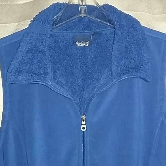 💙Gloria Vanderbilt  Missy Vest Jacket 💰SALE💰 - Picture 2 of 4