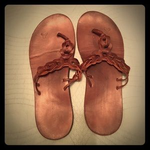 Leather sandals