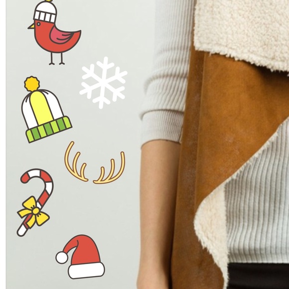 💥HOST PICK 2/22💥FAUX SHEARLING & SUEDE VEST - Picture 2 of 3