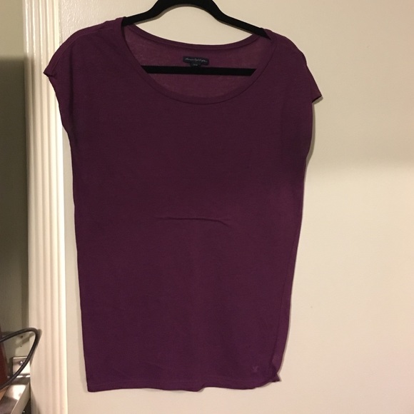 Loose purple tee