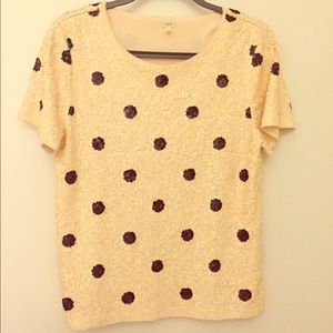 Sparkly Jcrew top