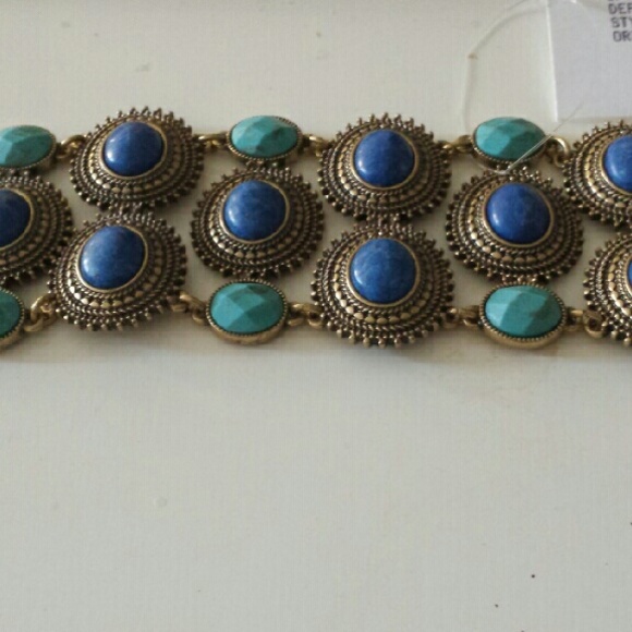 Lucky Brand Lapis & Turquoise Bracelet - Picture 4 of 5