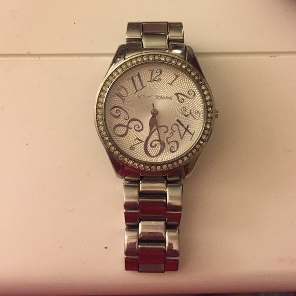 Betsy Johnson silver watch