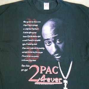 41VINTAGE Tupac 2pac 4Ever RIP T-Shirt 1971- 1996