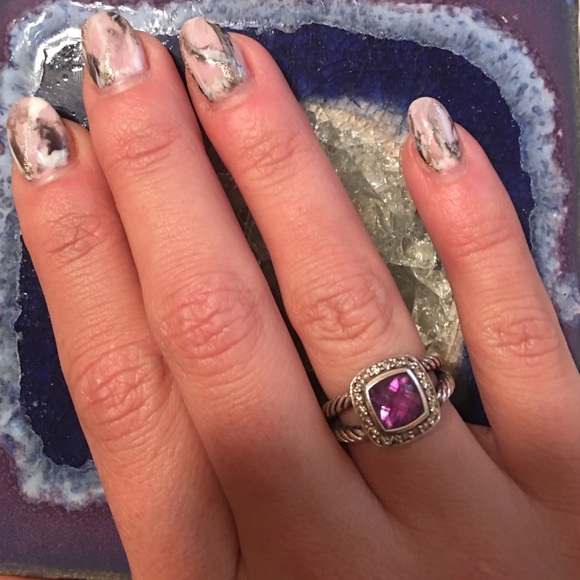 David Yurman Jewelry - David yurman petit Albion ring amerhyst size 5