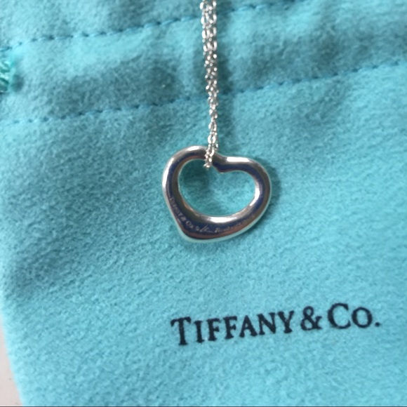 Tiffany & Co. Open Heart Necklace! Beautiful!