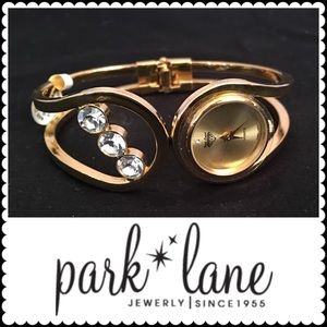 Golden bracelet watch w/jewels PARK LANE