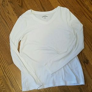 White long sleeve tee