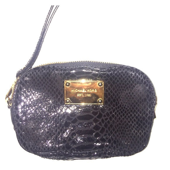 Michael Kors Black Wristlet