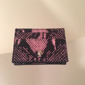 Alexander McQueen Python wallet spring 2016