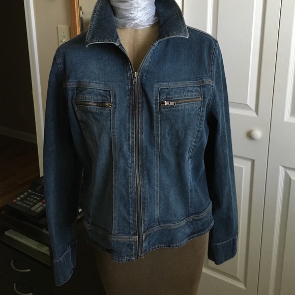 New York & Company Jackets & Blazers - Super Chic Denim Jacket New York and Company SZ L