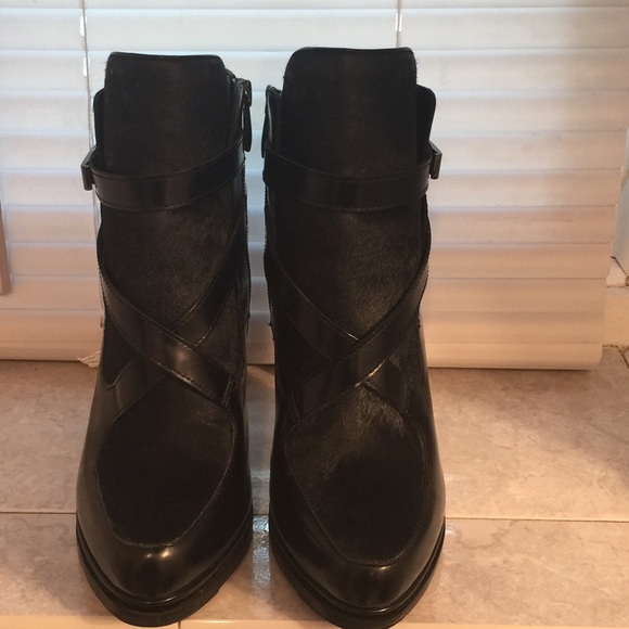 SOLD French Connection leather&mohair boot size39 - Picture 1 of 4