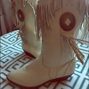 Vintage leather craft boots