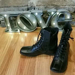 Glacee High Ankle Boots in Black Size 8 1/2 NWOT