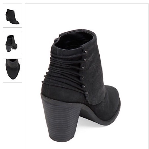 Jessica Simpson Black Leather Booties