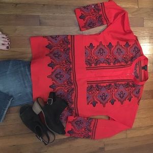J. Crew Red tunic