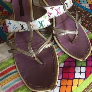 Louis Vuitton monogram sandals