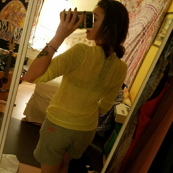 Yellow fossil sweater
