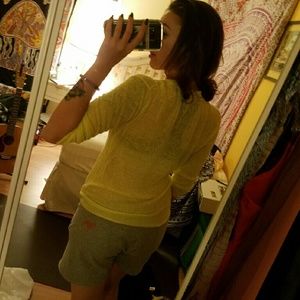 Yellow fossil sweater