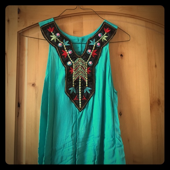 Roper tank blouse