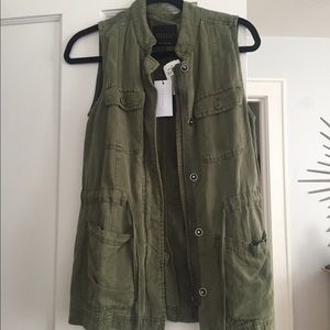 Sanctuary military vest jacket size xs