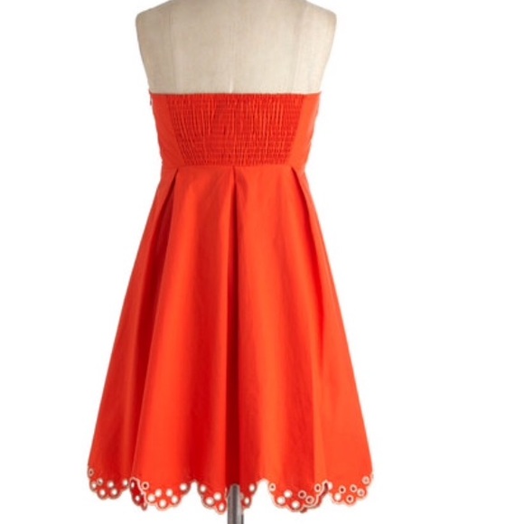 Modcloth "Orange Rush" Dress - Picture 3 of 4