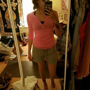 Victoria Secret pink 3/4 sleeve shirt