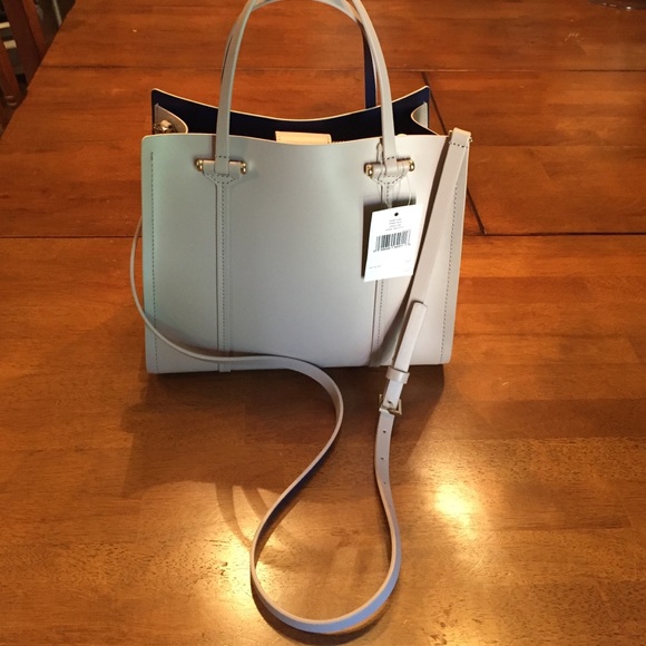 💥🆕 Adorable Gray Kate Spade Small Elodie Handbag - Picture 3 of 4