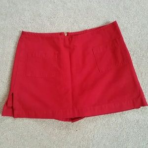 Red Skort by Blue Asphalt Size 3