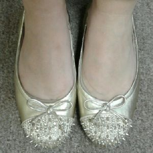 Gold Sam Edelman Flats