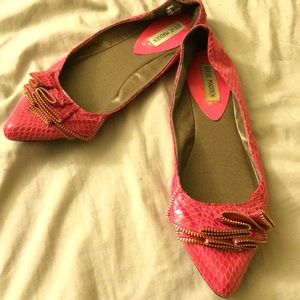 💗FINAL DROP💗Pink zipper flats