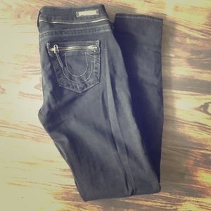 True Religion Black Zipper pocket detail