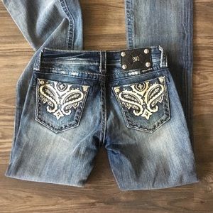 Miss Me bootcut No flap jean