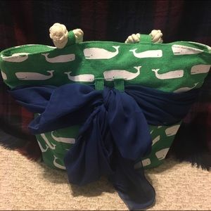 Whale tote bag