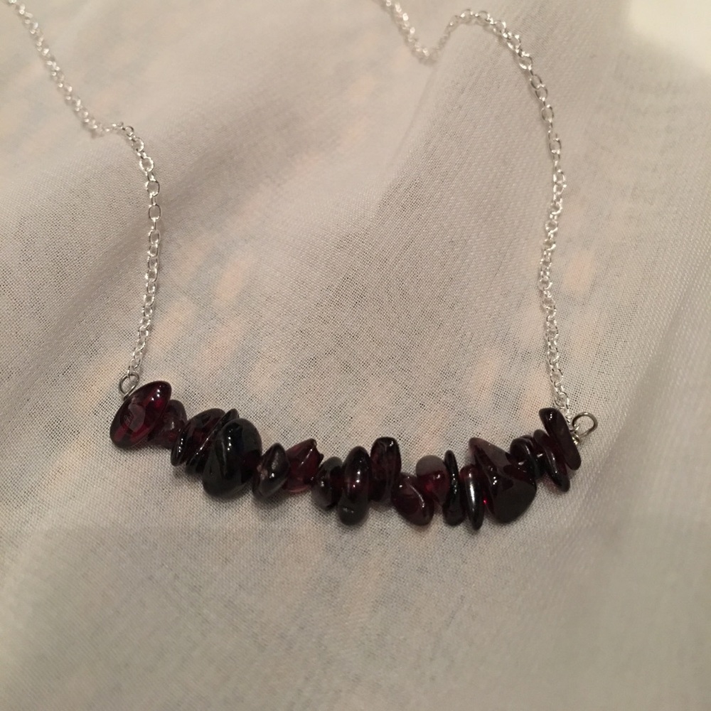Garnet Gem Necklace