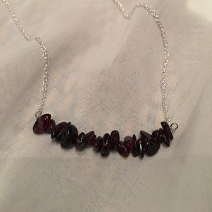 Garnet Gem Necklace