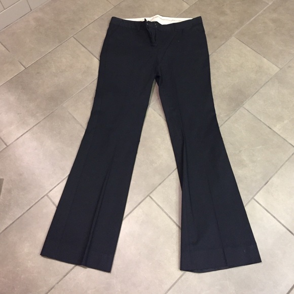 Drew Fit black flare dress pants