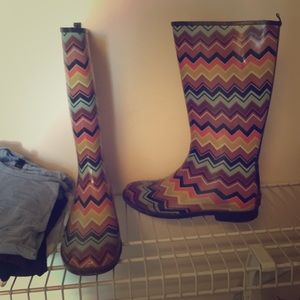 Missoni rain boots