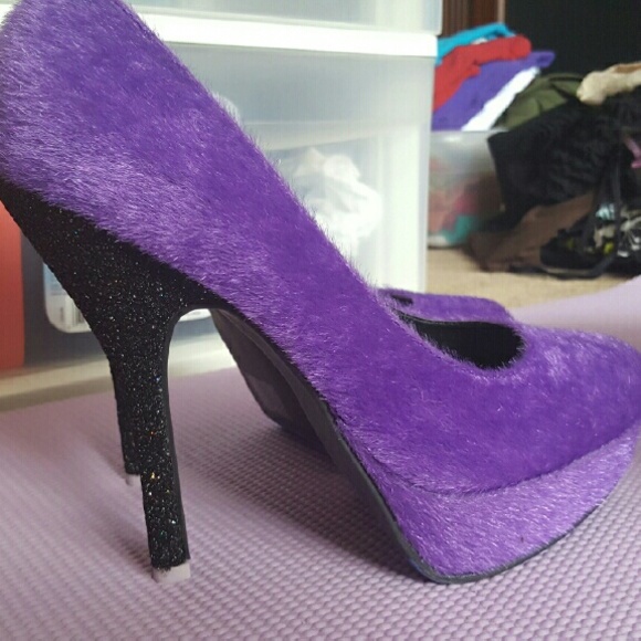 Purple High Heels