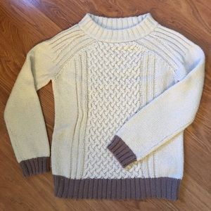 Sparrow from Anthropologie fisherman's sweater