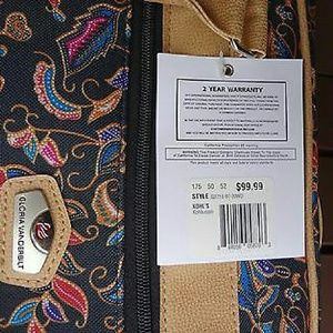 Gloria Vanderbilt luggage tote