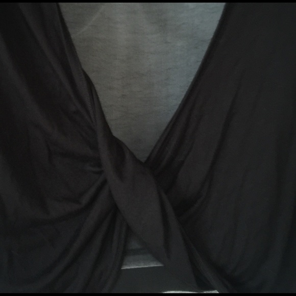 Long Sleeve top. Partly sheer back - Picture 2 of 3