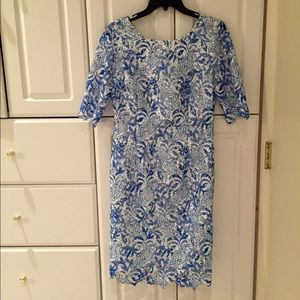 Antonio Melani Blue Floral Dress