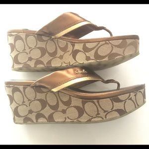 Authentic Coach Sandals size 11