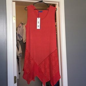 Burnt orange tunic