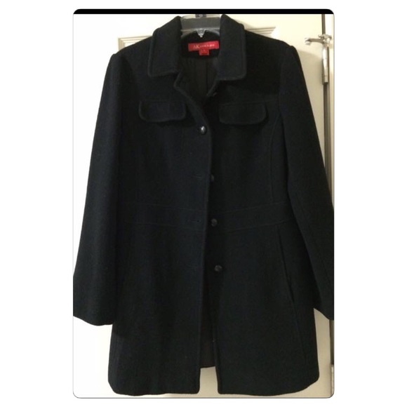 Anne Klein wool coat.
