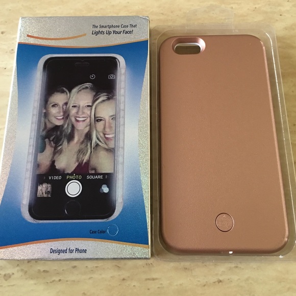 Smartphones case that lights up your face