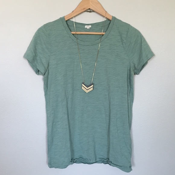 J. Crew Green Tee