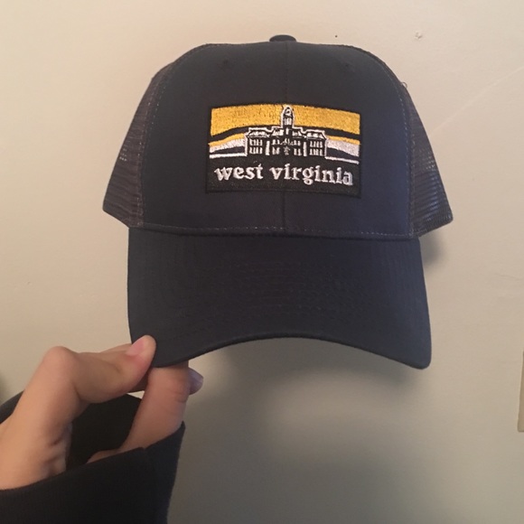 snap back WVU hat